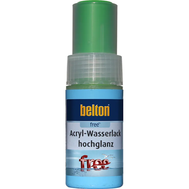 Neu eingetroffen - belton Acryl-Wasserlack gelbgrün hochglanz, 9ml